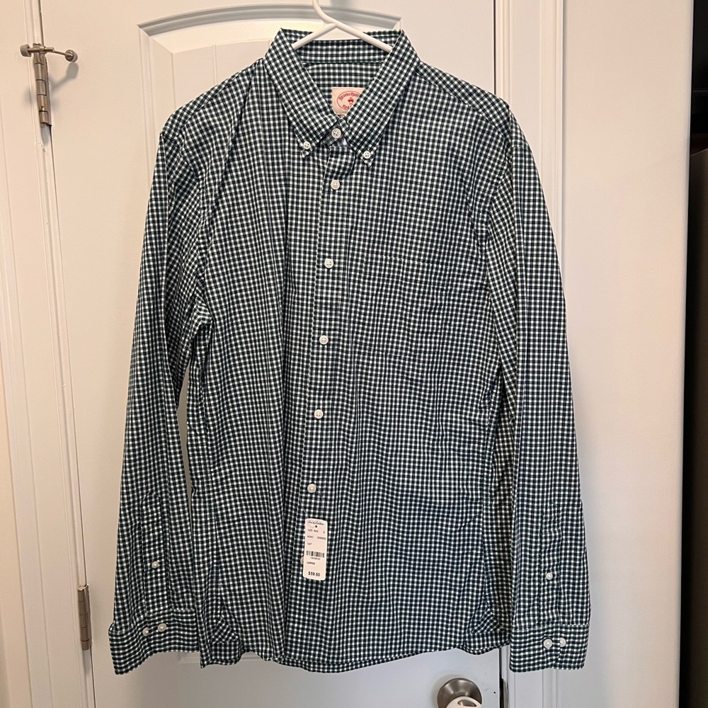 Men’s Brooks Brothers Red Fleece Button Down
